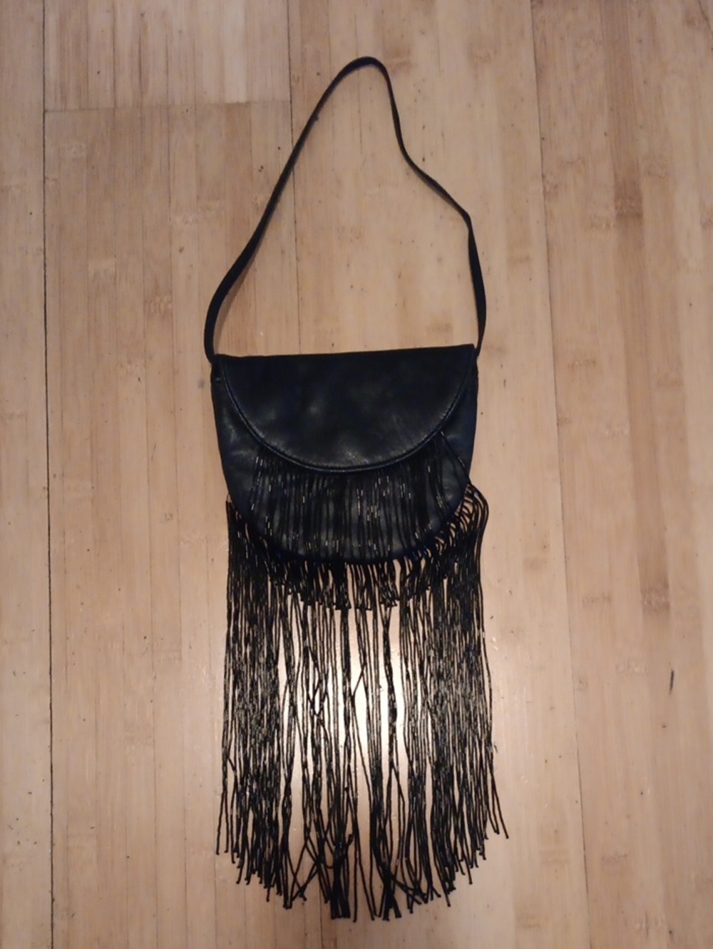 Beaded Leather Armani Exchange Bag